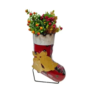 Discount Think Outside Christmas Bell Boot Planter