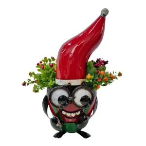 Clearance Think Outside Christmas Gnome Crazy Pot - Down