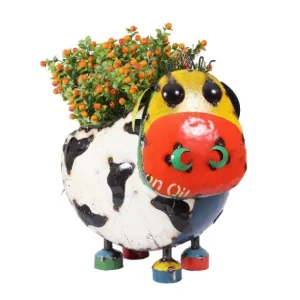 Cheap Think Outside Cow Planter Barnyard