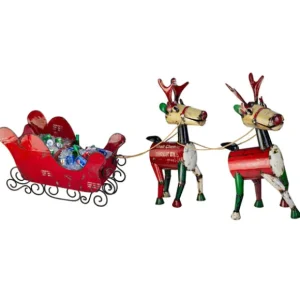 Best Sale Think Outside Reindeer and Sled Set