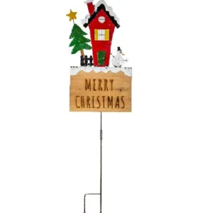 Sale Think Outside Under the Snow Christmas Sign and Stake